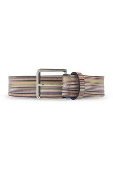 Paul Smith | Paul Smith Striped Buckle Fastened Belt,商家Cettire,价格¥579