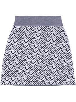 推荐BURBERRY - Tb Logo Wool Skirt商品