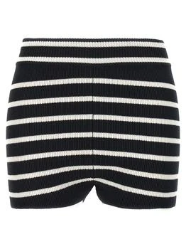 AMI | AMI PARIS Striped knitted shorts 6.6折