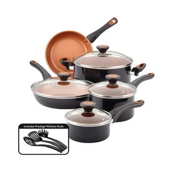 Farberware | Glide Copper Ceramic 12-pc. Cookware Set,商家Macy's,价格¥748