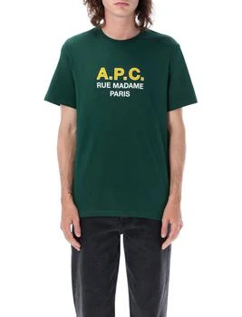推荐A.P.C. Madame Logo Printed Crewneck T-Shirt商品