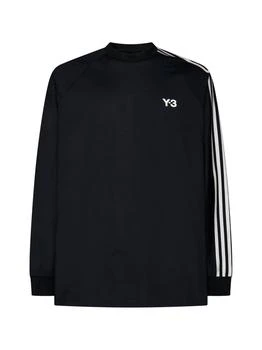 Y-3 | Y-3 Logo Printed Striped Crewneck Sweatshirt 6.4折起