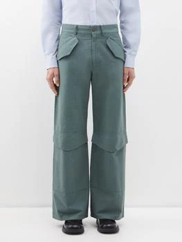 推荐Flap-pocket cotton cargo trousers商品