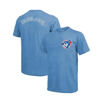Majestic, Majestic | Men's Threads Light Blue Toronto Blue Jays Throwback Logo Tri-Blend T-shirt商品图片 7.4折