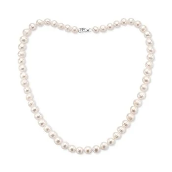Effy品牌, 商品白色养殖淡水珍珠项链（7mm), 价格¥223