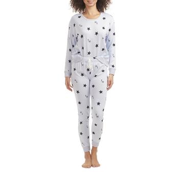 Tommy Hilfiger | Women's Hacci Printed Pajama Pullover Pant Set商品图片,