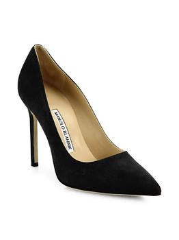 Manolo Blahnik | BB 105 Suede Pumps商品图片,