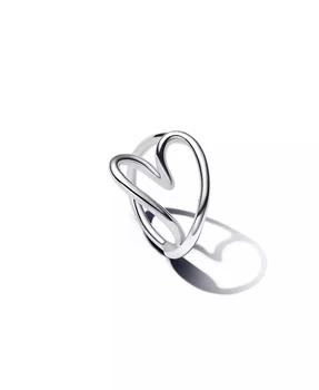 PANDORA | Sterling Silver Heart Shaped Ring,商家Macy's,价格¥700
