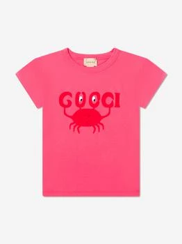 推荐Kids Crab Logo T-Shirt in Pink商品