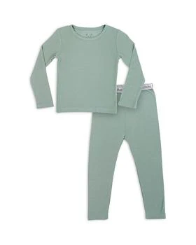 Bellabu Bear | Unisex Misty Green Pajama Set - Baby, Little Kid,商家Bloomingdale's,价格¥244