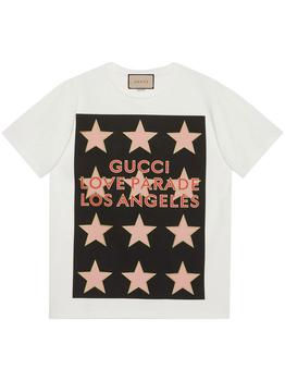 推荐GUCCI - Printed Cotton T-shirt商品