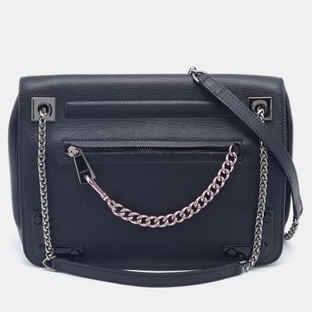 [二手商品] Furla | Furla Black Leather Diana Shoulder Bag商品图片,