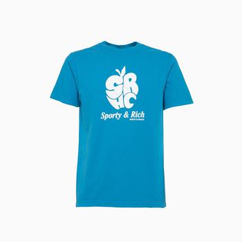 Sporty & Rich | Sporty & Rich	Logo-Print Crewneck T-Shirt商品图片,8.1折起