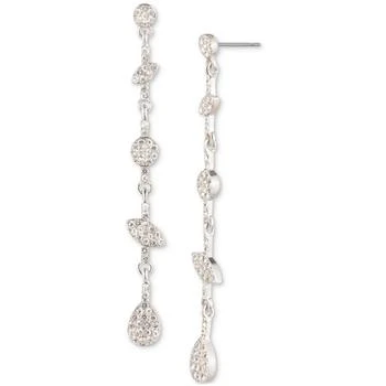Givenchy | Crystal Pavé Cluster Linear Drop Earrings 6.9折