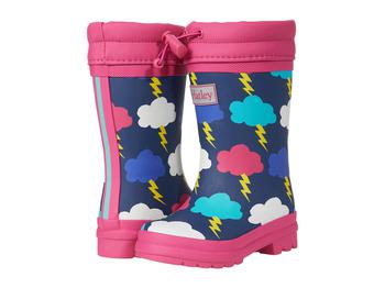 商品Lightening Clouds Sherpa Lined Rain Boots (Toddler/Little Kid)图片
