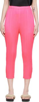 推荐Pink Polyester Trousers商品