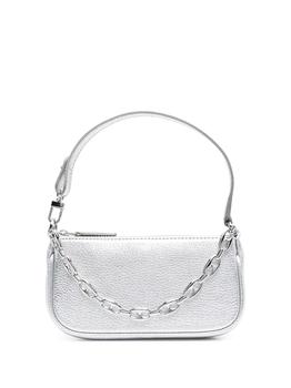 by FAR | BY FAR mini Rachel shoulder bag silver商品图片,7.6折