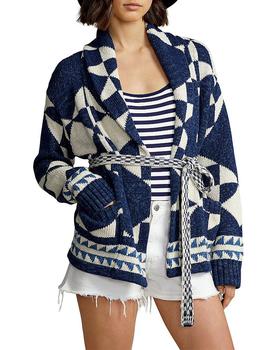 拉夫劳伦毛衣怎么样, Ralph Lauren | Geometric Jacquard Cardigan Sweater商品图片 7折×额外7折x额外9折, 额外七折, 额外九折