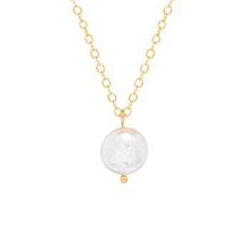 brook & york | Lila Imitation Pearl Pendant Necklace,商家Macy's,价格¥521