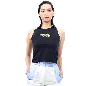 Reebok | X Victoria Beckham Black Crewneck Logo Tank Top商品图片,6折