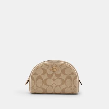 product Coach Outlet Dome Cosmetic Case In Signature Canvas image