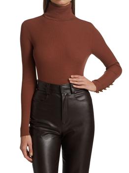 A.L.C., A.L.C. | Desi Rib-Knit Turtleneck Sweater商品图片 4.3折
