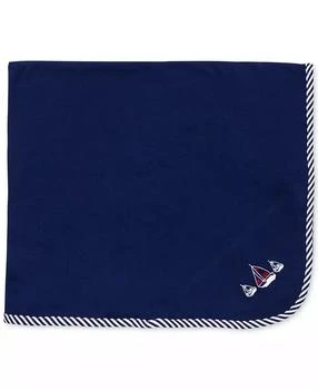 Little Me | Baby Boys Sailboat And Stripe Trim Blanket,商家Macy's,价格¥100