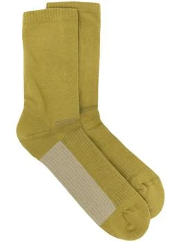 推荐RICK OWENS intarsia-knit cotton-blend socks商品