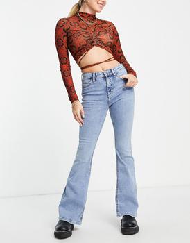 topshop jamie, Topshop | Topshop Jamie flare jean in bleach商品图片 8折