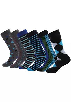 product Men's Modern Collection Dress Socks 6 Pack image