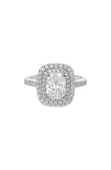 Suzy Levian | Sterling Silver White CZ Bridal Ring,商家Nordstrom Rack,价格¥825