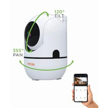 MOBI | HDX WiFi Pan and Tilt Baby Monitoring System, Monitoring Camera,商家Macy's,价格¥372
