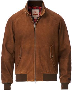 baracuta是什么牌子, Baracuta | Baracuta G9 Harrington Jacket Winter Suede Tobacco商品图片 