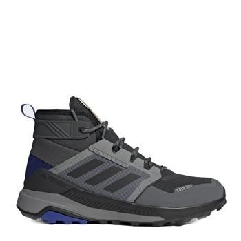 推荐Adidas Terrex Trailmaker Mid COLD. RDY Hiking Shoes Grey Six / Core Black / Halo Blue商品