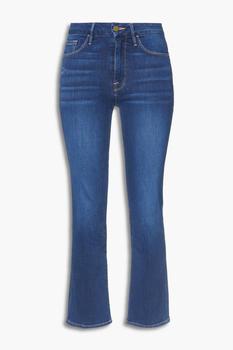 FRAME | Le Crop Mini mid-rise kick-flare jeans商品图片,5折
