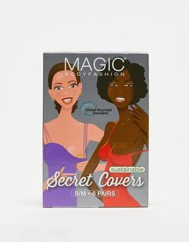 Magic | Magic Bodyfashion waterproof nipple covers 6 pack in brown,商家ASOS,价格¥95