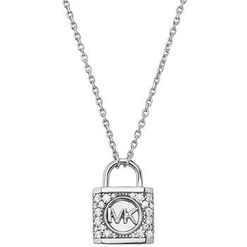 Michael Kors | Pave Lock Pendant Necklace 