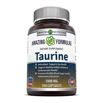 商品Amazing Nutrition Taurine 1000 mg Promotes Inflammatory Response Capsules, 100 Ea图片