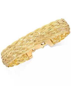 Giani Bernini | Braided Link Bracelet in 18k Gold-Plated Sterling Silver, Created for Macy's,商家Macy's,价格¥637