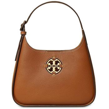 商品Tory Burch | Tory Burch Miller Women's Pebbled Leather Adjustable Strap Hobo Bag,商家BHFO,价格¥2598图片