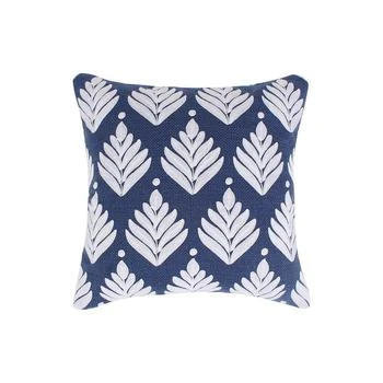 Levtex | Vintage-Like Blossom Embroidered Decorative Pillow, 18" x 18",商家Macy's,价格¥236