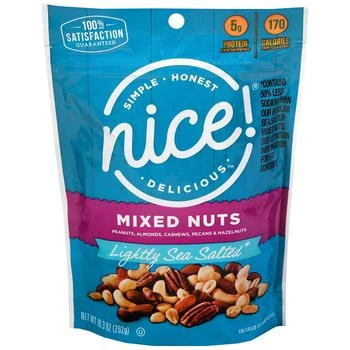 Nice! | Mixed Nuts Lightly Sea Salted,商家Walgreens,价格¥33