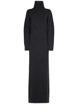 AMI | Wool Blend Knit Turtleneck Long Dress 额外8折, 额外八折