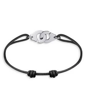 Dinh Van | 18K White Gold Menottes R12 Intertwined Handcuff Charm Adjustable Cord Bracelet,商家Bloomingdale's,价格¥12197