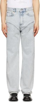 Y/Project | SSENSE Exclusive Blue Jeans,商家Ssense US,价格¥1856