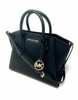 推荐Michael Kors Avril To Zi  ebbled Leather Satchel Crossbody Bag商品