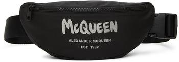 小棕瓶腰包, Alexander McQueen | 黑色 Graffiti 腰包商品图片 