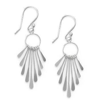 推荐Paddle Drop Earrings in Sterling Silver, Created for Macy's商品