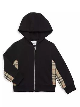 Burberry | Baby Boy's & Little Boy's Check Zip-Up Hoodie Jacket 