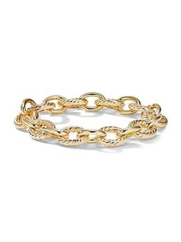 商品David Yurman | Large18K-Yellow-Gold Oval Link Bracelet,商家Saks Fifth Avenue,价格¥43421图片